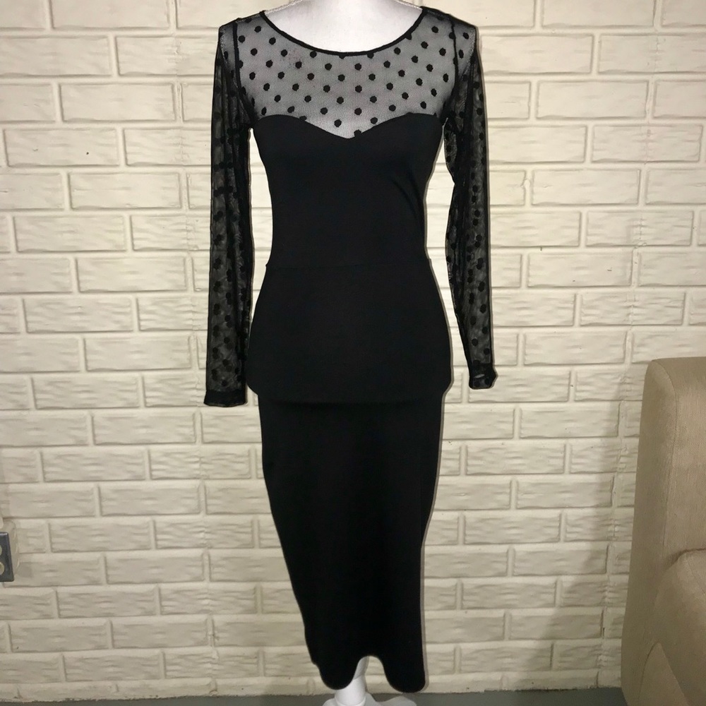 Black sweetheart dress